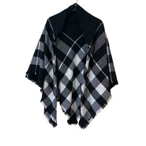 Reserved Buffalo Check Cozy Fall Winter Fringe Trim Blanket Scarf Wrap‎
